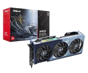 Asrock AMD Radeon RX 9070 XT 16 GB GDDR6 Monster Hunter Wild