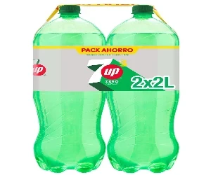 7UP Zero Lima Limón Sin Azúcar Botella 2 L.