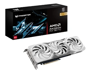 Acer AMD Radeon RX 9070 16 GB GDDR6 Predatos Bifrost White