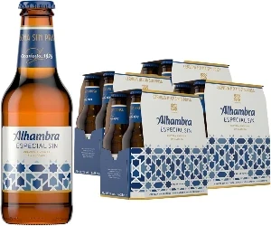 Alhambra Especial Sin Alcohol Botellin 25 cl.