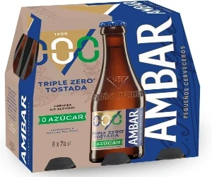 Ambar Triple Zero Tostada Sin Alcohol Botellin 25 cl.