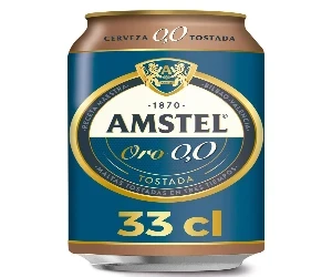 Amstel Oro 0,0 Sin Alcohol Tostada