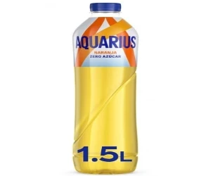 Aquarius Zero Azúcar Naranja Botella 1,5 L.