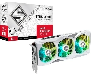 Asrock AMD Radeon RX 7600 8 GB GDDR6 Steel Legend OC