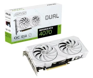 ASUS GeForce RTX 4070 12 GB GDDR6 Dual OC White