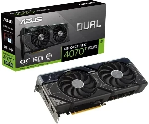 ASUS GeForce RTX 4070 Ti Super 16 GB GDDR6 Dual OC
