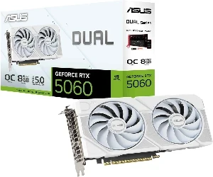 ASUS GeForce RTX 5060 8 GB GDDR7 Dual OC White