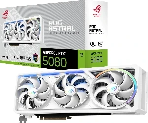 Asus GeForce RTX 5080 16 GB GDDR7 Rog Astral White OC