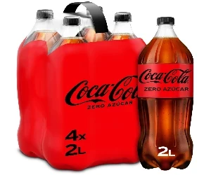 Coca Cola Zero Azúcar Botella 2 L.
