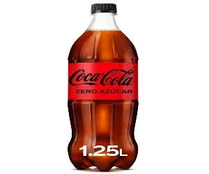 Coca Cola Zero Azúcar Botella 1,25 L.
