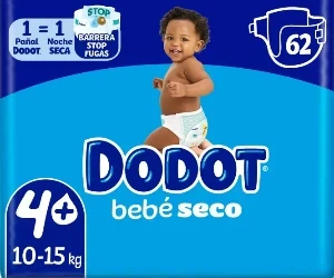 Dodot Bebé Seco Talla 4 +