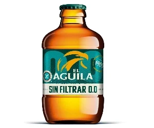 El Águila Sin Filtrar 0,0 Tercio 33 cl.