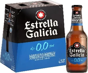 Estrella Galicia 0,0 Sin Alcohol Botellin 25 cl.