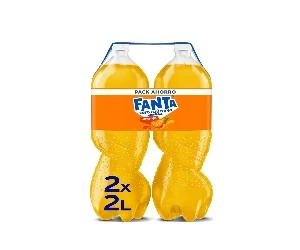 Fanta Zero Azúcares Naranja Botella 2 L.