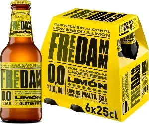 Free Damm 0,0 Sin Alcohol Limón Botellin 25 cl.