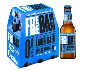 Free Damm Lager 0,0 Sin Alcohol Botellin 25 cl.
