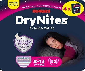Huggies Drynites Pyjama Pants 8 - 15 años Niña