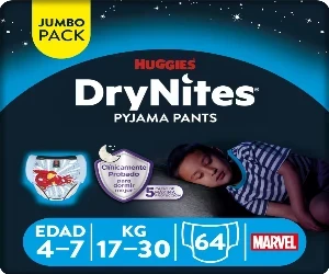 Huggies DryNites Pyjama Pants niño 4 - 7 Años