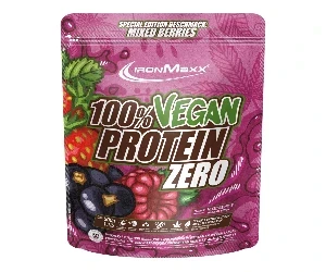 Ironmaxx 100% Vegan Protein Zero Frambuesa
