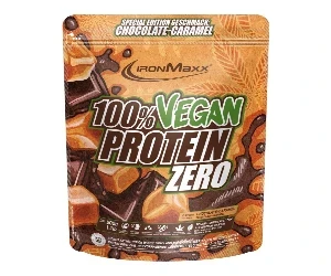Ironmaxx 100% Vegan Protein Zero Chocolate y Caramelo