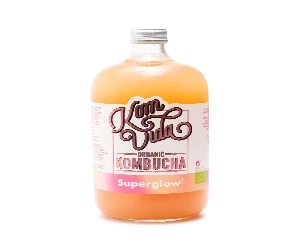 KomVida Kombucha Superglow Botella 75 cl.