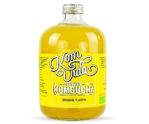 Komvida Jengibre y limón Botella 75 cl.