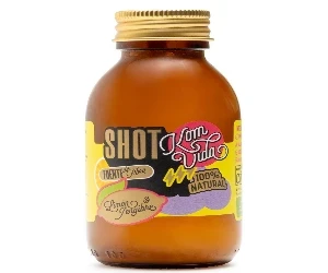 KomVida Kombucha Shot Jengibre, limón y fibra