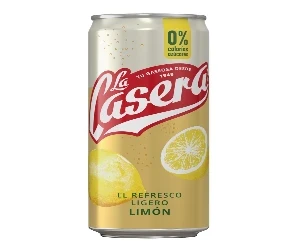 La Casera Limón Sin Azúcar Lata 33 cl.