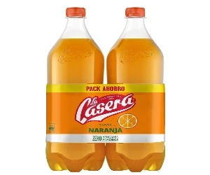 La Casera Zero Azúcares Naranja