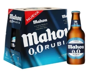 Mahou 0,0 Rubia Sin Alcohol Botellin 25 cl.