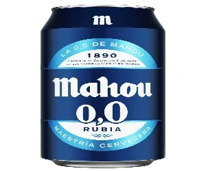 Mahou 0,0 Rubia Sin Alcohol