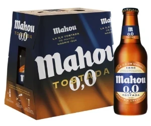 Mahou 0,0 Sin Alcohol Tostada Botellin 25 cl.