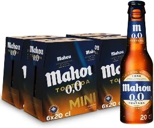 Mahou 0,0 Sin Alcohol Tostada Botellin 20 cl.
