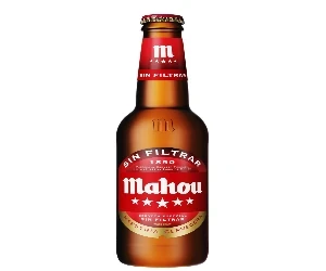 Mahou 5 Estrellas Sin Filtrar Tercio 33 cl.