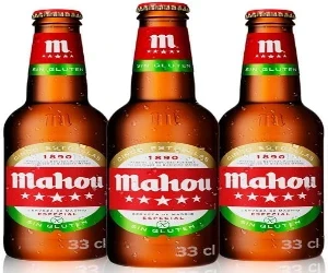 Mahou 5 Estrellas Sin Gluten Tercio 33 cl.