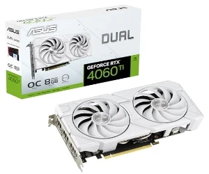 ASUS GeForce RTX 4060 Ti GDDR6 Dual OC White