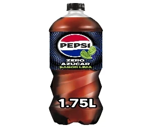 Pepsi Zero Azúcar Sabor Lima Botella 1,75 L.