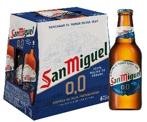 San Miguel 0,0 Sin Alcohol Botellin 25 cl.