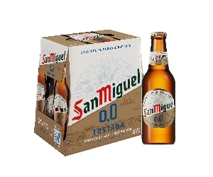 San Miguel 0,0 Tostadaa Botellin 25 cl.