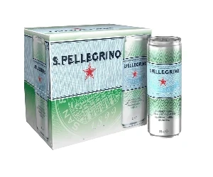 San Pellegrino Agua con Gas Lata 33 cl.