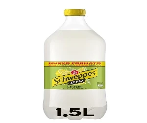Schweppes Zero Limón Botella 1,5 L.