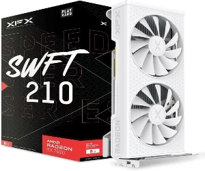 XFX AMD Radeon RX 7600 8 GB GDDR6 SWFT 210  White