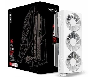 XFX AMD Radeon RX 9060 XT GDDR6 Quicksilver OC White